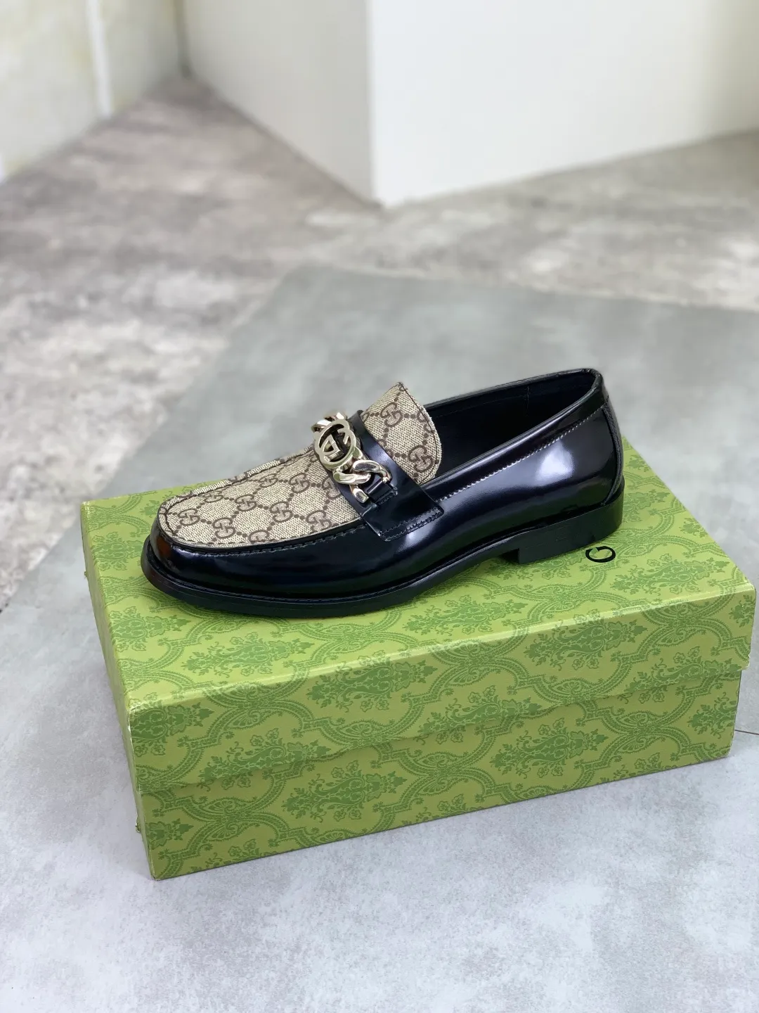 Men's men's shoes 💰P480 [New style] Water-dyed cowhide 💰💎💎💎 [Gucci] GUCCI high-end men's formal business leather shoes, original order 1:1 authentic goods! Original imported high-end open-edge beaded calfskin, original metal buckle, imported first-layer cowhide lining for feet, original outsole, men's shoe size: 38-45, 2️⃣ colors available